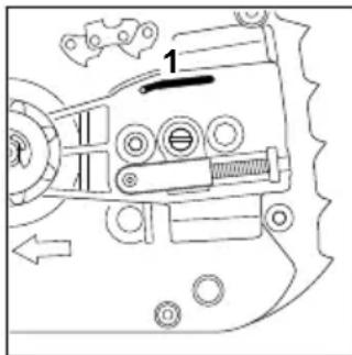 STIHL MSE 141 C - Pulizia della spranga di guida e della catena della sega - 1