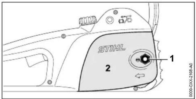 STIHL MSE 141 C - italiano 6 Assemblaggio della motosega - 1