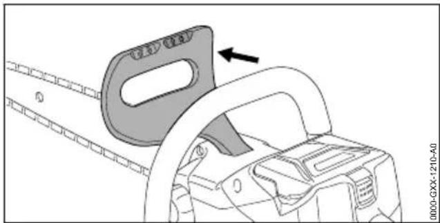 STIHL MSA 70 C - Kettenbremse einlegen - 1