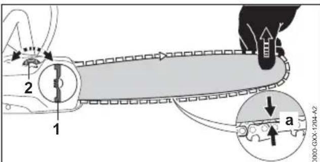 STIHL MSA 60 C - Sägekette spannen - 1