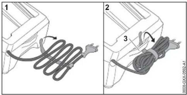 STIHL MSA 60 C - Rangement du chargeur - 1