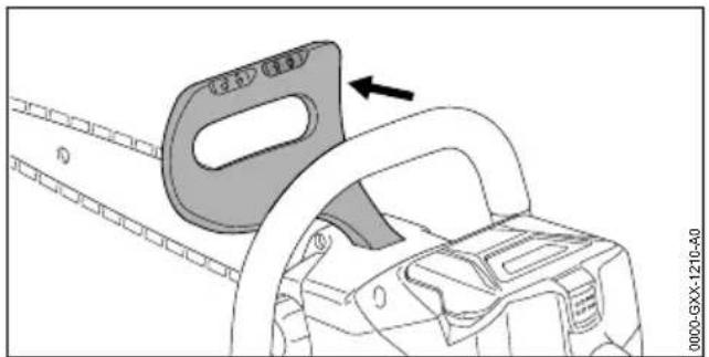 STIHL MSA 60 C - Kettingrem inschakelen - 1