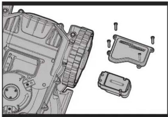 WORX Landroid WG799E - Replacing the battery - 3