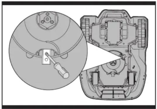 WORX Landroid WG797E.1 - Wymiana ostrzy (patrz Rys.K) - 1