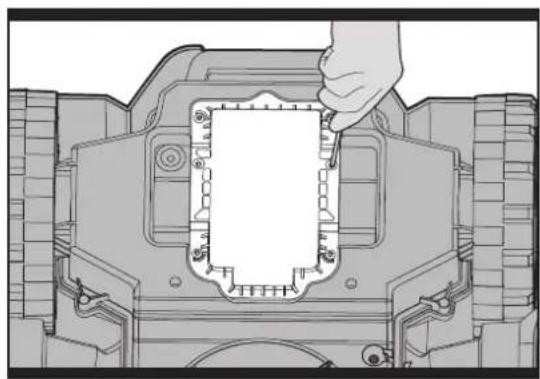 WORX Landroid WG797E.1 - Sostituzione della batteria - 2