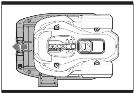 WORX Landroid WG797E.1 - Čistenie spodnej Časti kosačky - 1