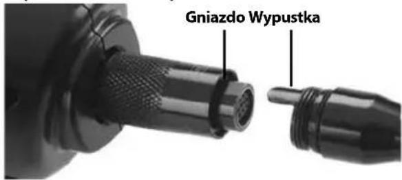 RIDGID micro CA-150 - Montaż przewodu głowicy kamery lub przewodów przedłużających - 1