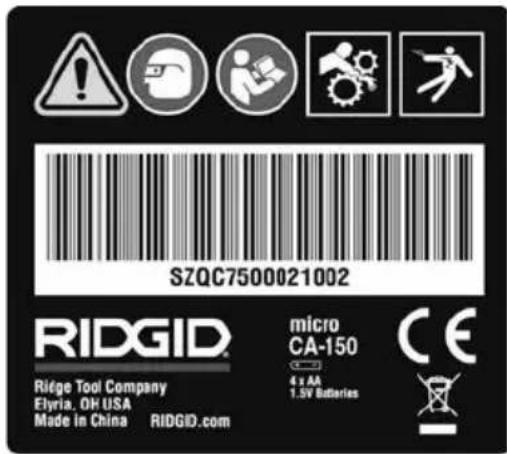 RIDGID micro CA-150 - Installere tilbehør - 2