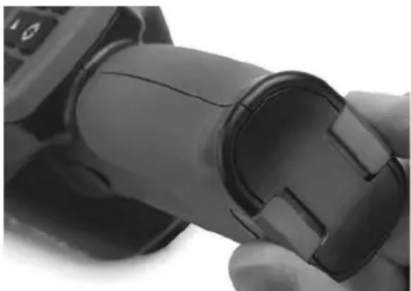 RIDGID micro CA-150 - Αλλαγή/Τοποθέτηση μπαταριών - 1