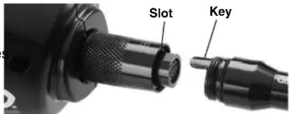 RIDGID micro CA-150 - Installing the Imager Head Cable or Extension Cables - 1