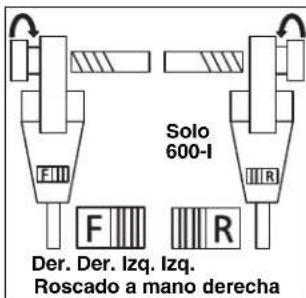 RIDGID 600-I - Montaje del CZezeal roscador - 4