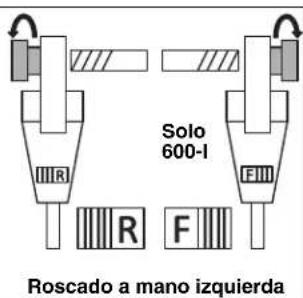 RIDGID 600-I - Montaje del CZezeal roscador - 5