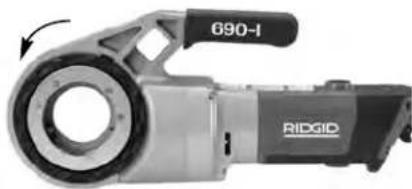 RIDGID 600-I - Before each use, inspect power drive and correct any problems to reduce the risk of serious injury from electric shock, crushing injuries and other causes and prevent power drive damage. - 5