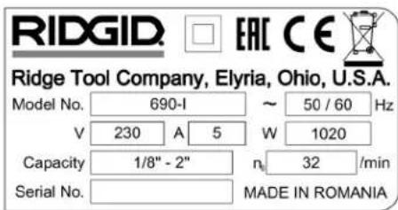 RIDGID 690-I - Description - 4
