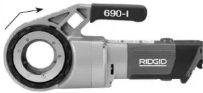 RIDGID 690-I - AVERTIZARE - 6