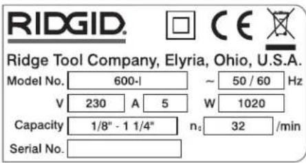 RIDGID 690-I - Açıklama - 4