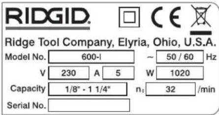 RIDGID 690-I - Descrição - 4