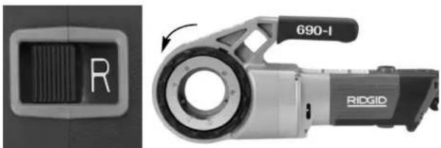 RIDGID 690-I - Before each use, inspect power drive and correct any problems to reduce the risk of serious injury from electric shock, crushing injuries and other causes and prevent power drive damage. - 5