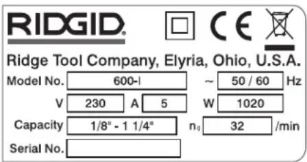 RIDGID 690-I - Περιγραφή - 4