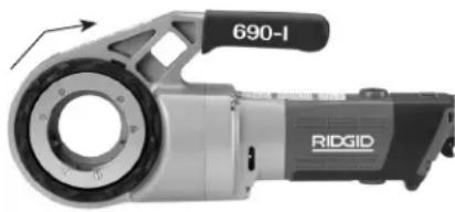 RIDGID 690-I - Szemrevételezés a használat előtt - 6