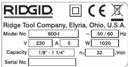 RIDGID 690-I - Beskrivelse - 4