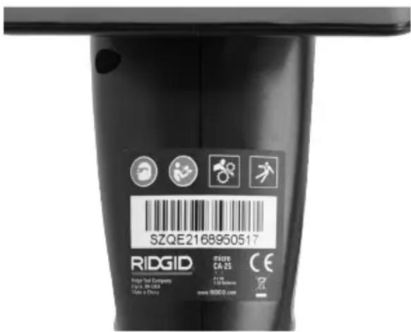 RIDGID micro CA-25 - WARNING - 2