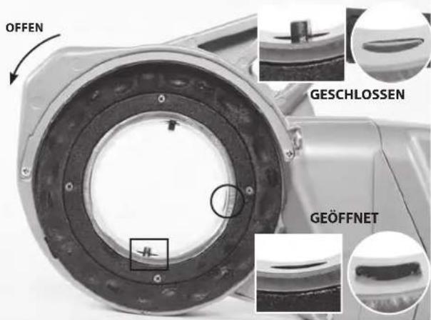 RIDGID 760 FXP - Einsetzen der Schneidköpfe - 1