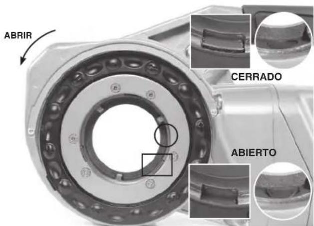 RIDGID 760 FXP - Montaje de cabezales roscadores - 2