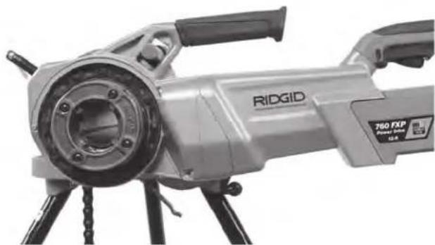 RIDGID 760 FXP - Verwendung des mitgelieferten Stützarms: - 3