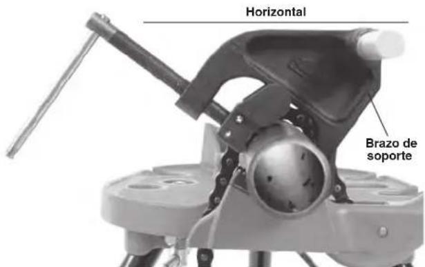 RIDGID 760 FXP - Con el brazo de soporte suministrado: - 1
