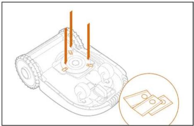 WORX Landroid WR143E - Remplacer les lames - 5