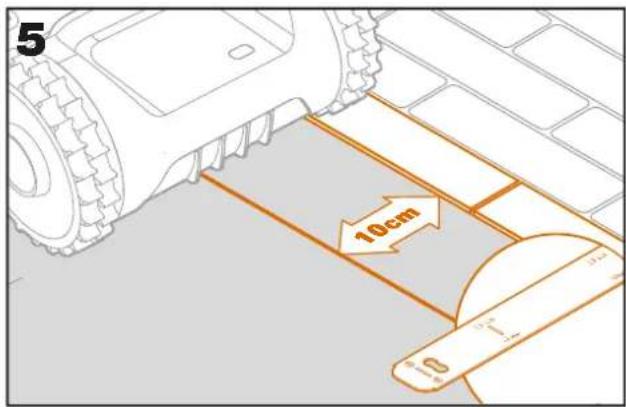 WORX Landroid WR143E - Disposez le câble périphérique autour de votre pelouse - 2