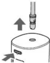 PANASONIC EW-DJ86 - Remove the nozzle and bottom cover. Wash the nozzle, main unit and inside of the tank with water. - 1