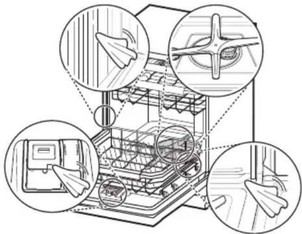 LG DF141FV - Netejar l'interior - 1
