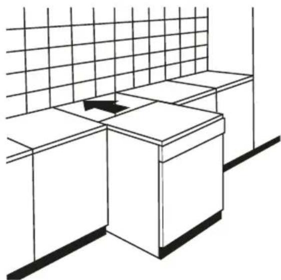 NODOR NorCare DW4611 I SL - Installation zwischen vorhandenen Schranken - 1