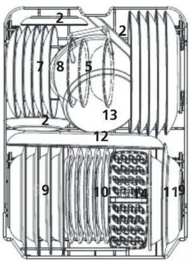 NODOR NorCare DW4611 I SL - Panier du bas : - 1
