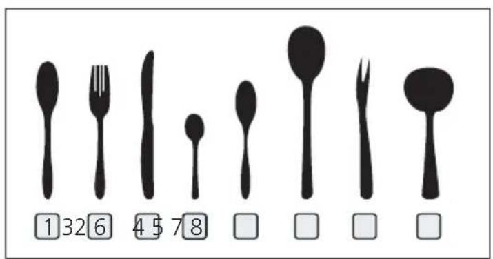 NODOR NorCare DW4611 I SL - 4.Cutlery basket: - 2