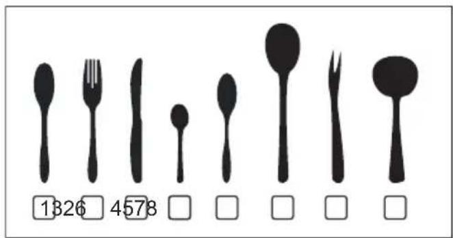 NODOR NorCare DW4611 I SL - Cesta de talheres: - 2