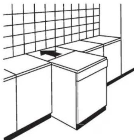 NODOR NorCare DW4611 I SL - Installation entre des placards - 1