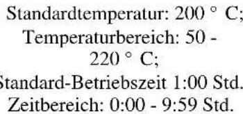 NODOR NorChef MW 4800 DB - Temperatur/Leistung/Gewicht - 21