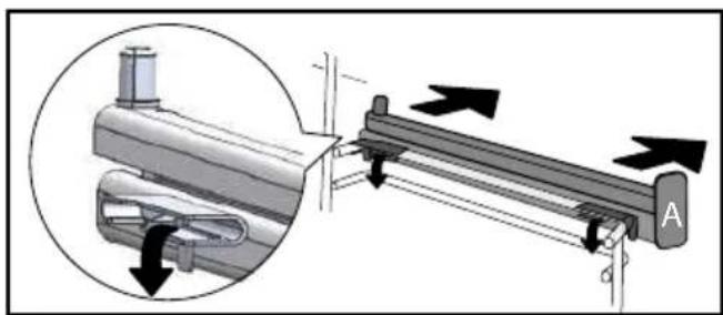 BRANDT BOP7568BB - INSTALLING AND REMOVING THE SLIDING RAILS - 3