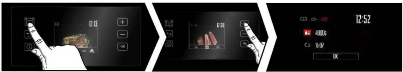 BRANDT BOP7568BB - FUNKCIA "STEAM GUIDE" - 2