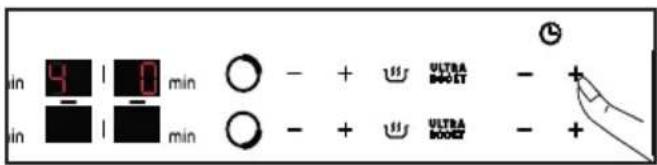 BRANDT BPI184HUB - Impostazione del timer - 1