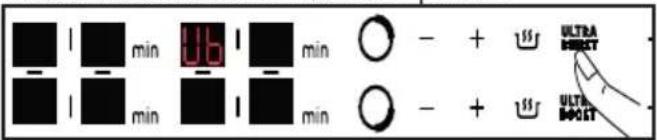 BRANDT BPI184HUB - + / - Power setting - 2