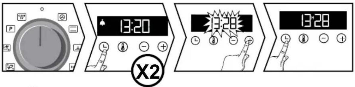 BRANDT BOP7533BB - - Changing the clock - 1