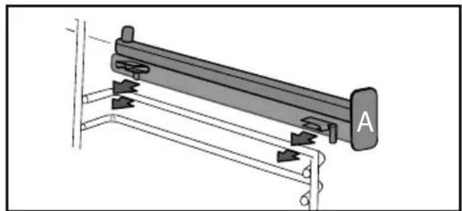 BRANDT BOP7539BB - INSTALLING AND REMOVING THE SLIDING RAILS - 1