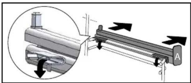 BRANDT BOP7539BB - INSTALLING AND REMOVING THE SLIDING RAILS - 3