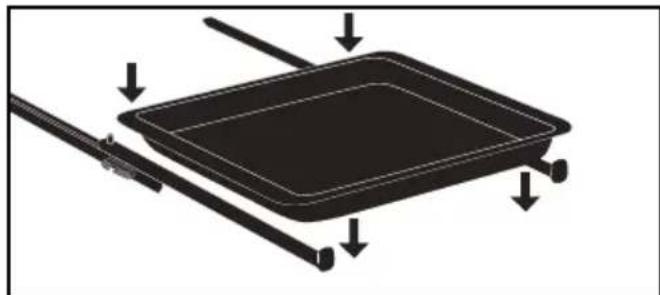 BRANDT BOP7332 - - Bageplade 20 mm - 2