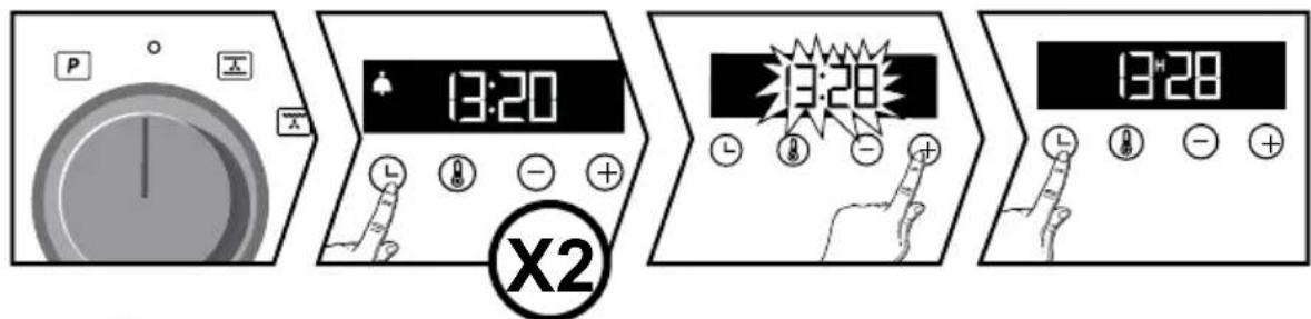 BRANDT BOP7332 - - Changing the clock - 1
