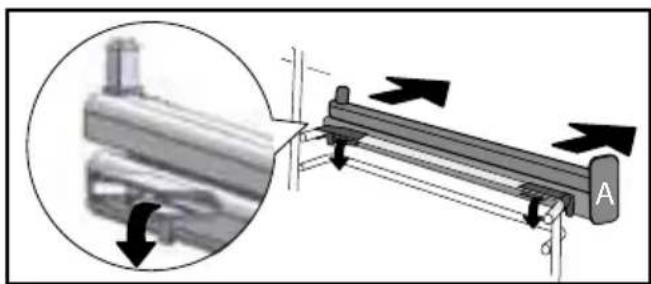 BRANDT BOP7537BB - INSTALLING AND REMOVING THE SLIDING RAILS - 3